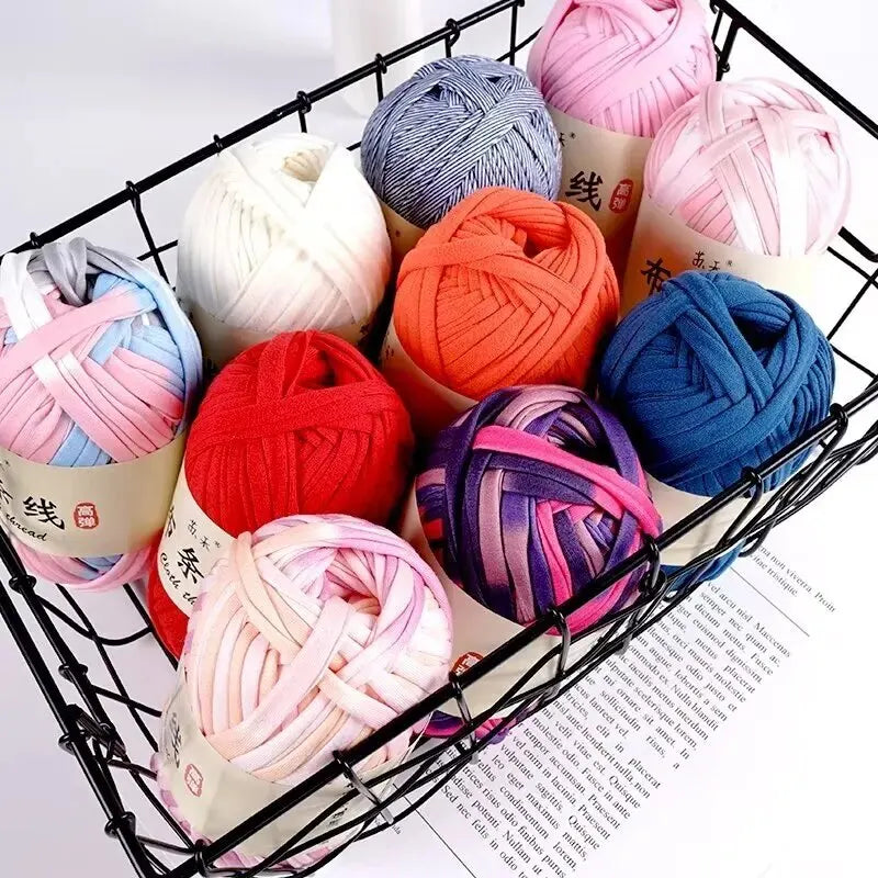 Yarn, Thick Fabric for Handmade Rugs, Bags, Toys & Slipper Crochet Crafts