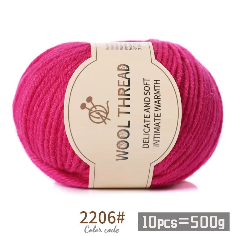 Yarn, Medium-Coarse for Handmade Sweaters, Scarves, Hats & Winter Knitwear
