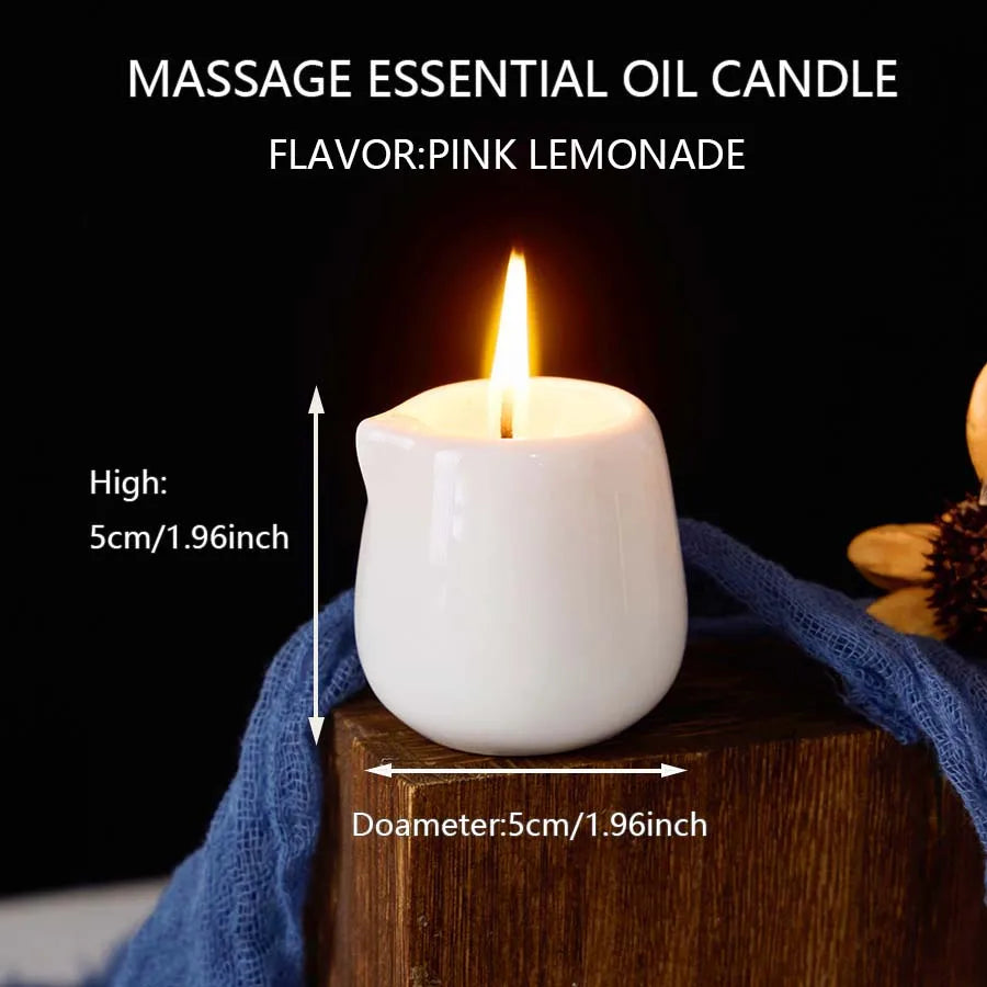 Massage Candles EVODUCK Ceramic Lavender Gardenia Cedar Woody Fragrances