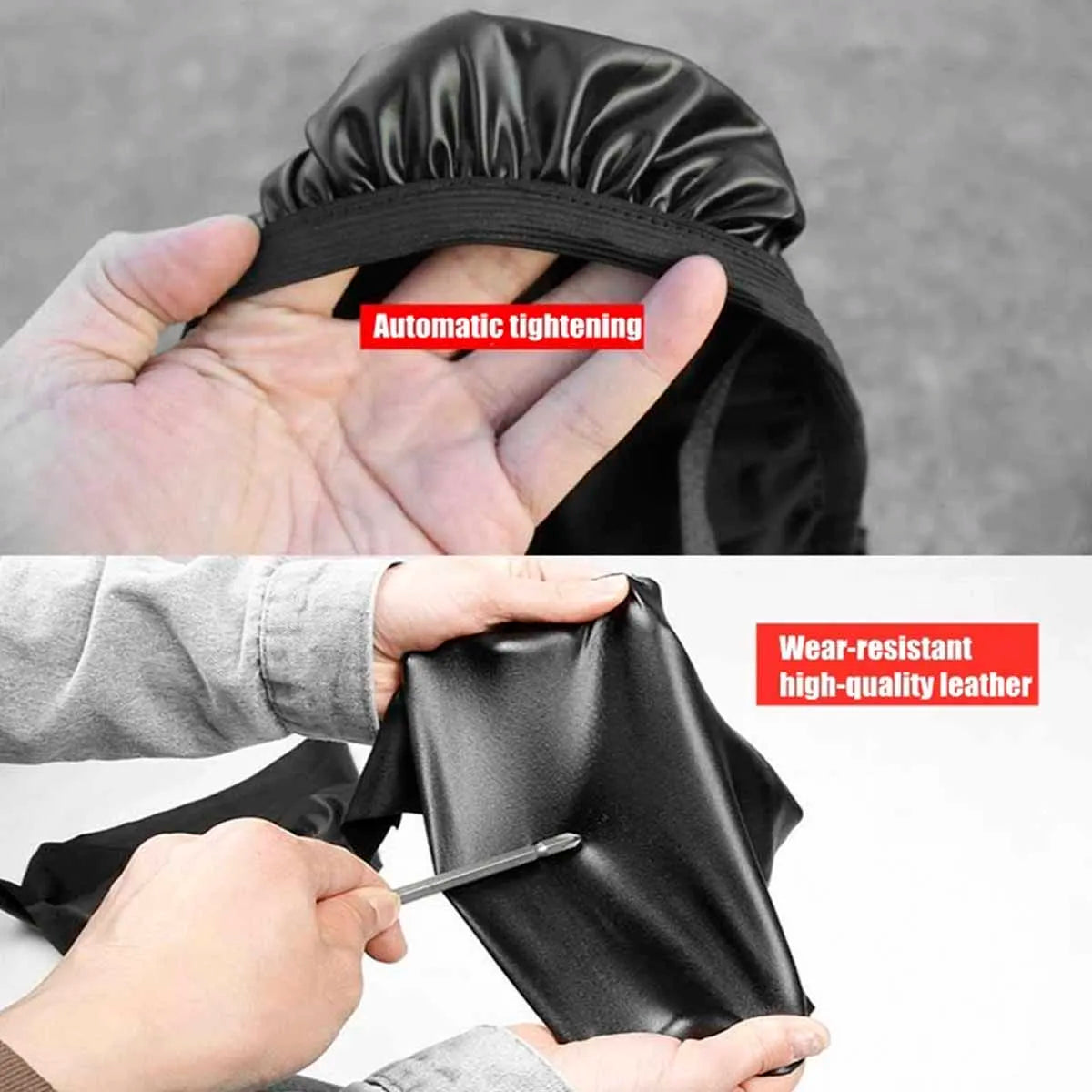 Motorcycle Seat Cover Elastic PU Premium Quality Replacement Accessory