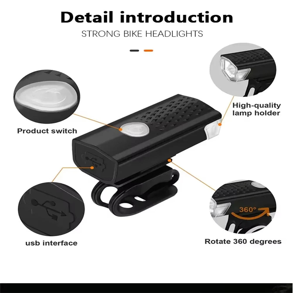 Ourdoor Bicycle Front Light Bright Premium Quality Replacement Accessory
