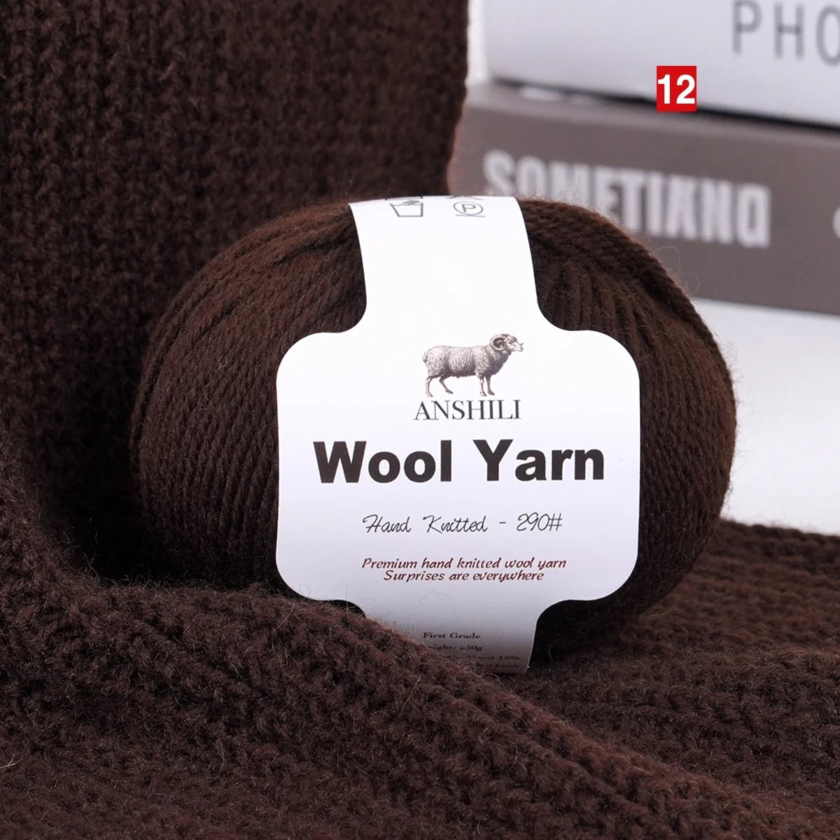 Yarn, Medium-Thick for Sweaters, Scarves, Gloves, Blankets & Cozy Crafts