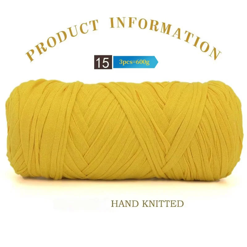Yarn, Fabric Strip for Crochet Bags, Slippers, Hats, Cushions & Baskets