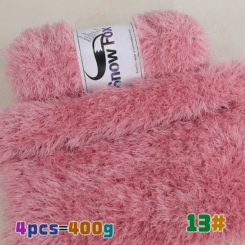 Yarn, Faux Fur Eyelash Texture for Knitting Coats, Scarves, Hats & Vests