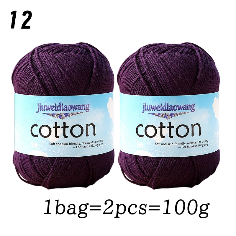 Yarn, Solid Color for Knitting Sweaters, Cushions, Blankets & Craft Projects