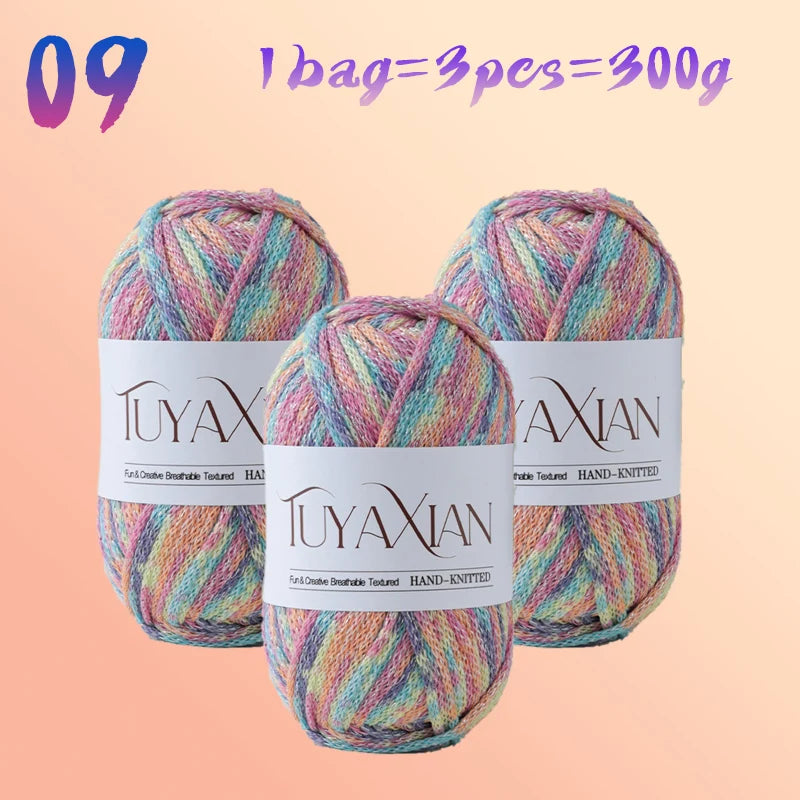 Yarn, Starlight Glitter Effect for Crochet Bags, Hats, Cushions & Crafts