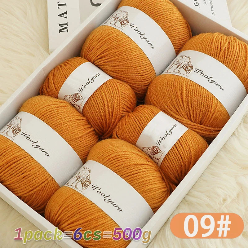 Yarn, Solid Color for Handmade Scarves, Sweaters, Gloves & Winter Hats