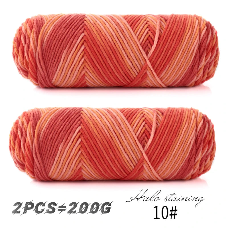 Yarn, Colorful for Hand Knitting Scarves, Sweaters & Crochet Projects