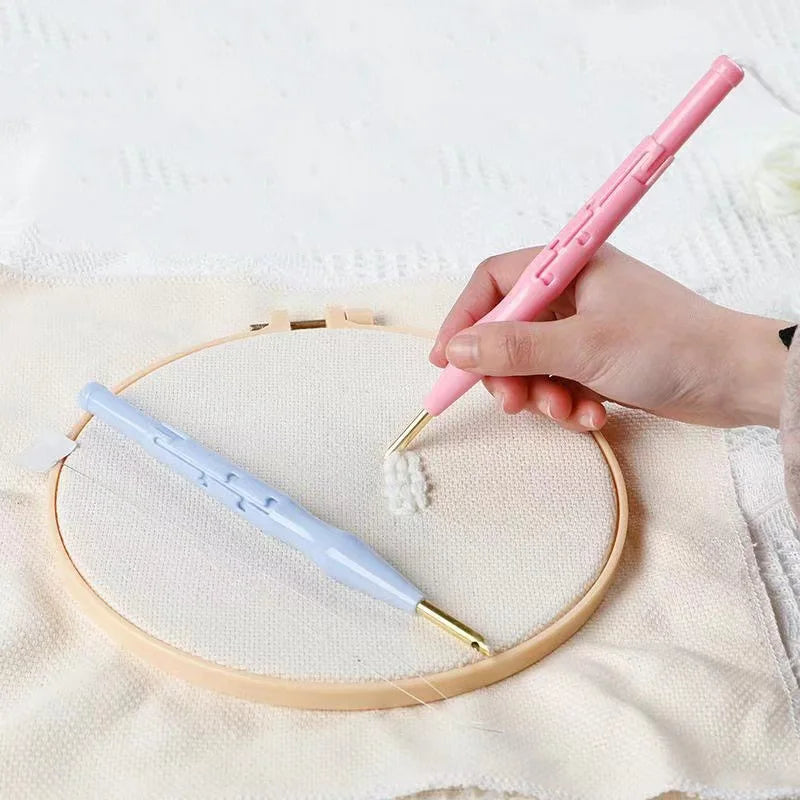 Punch Needle Tool, Adjustable Brass Needle for Embroidery & Rug Hooking