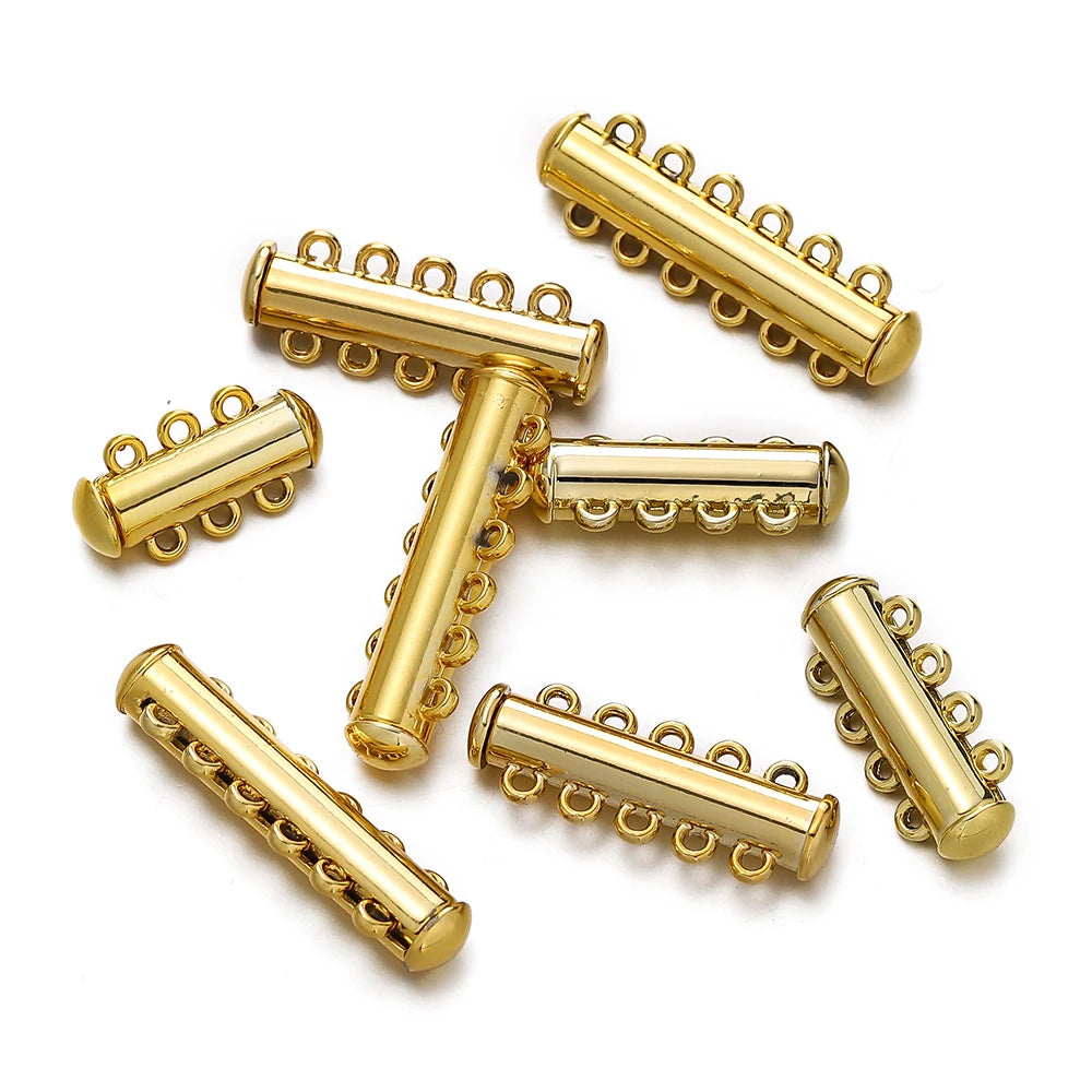 Magnetic Clasps Multirow Metal Bracelet Connectors DIY Jewelry Making
