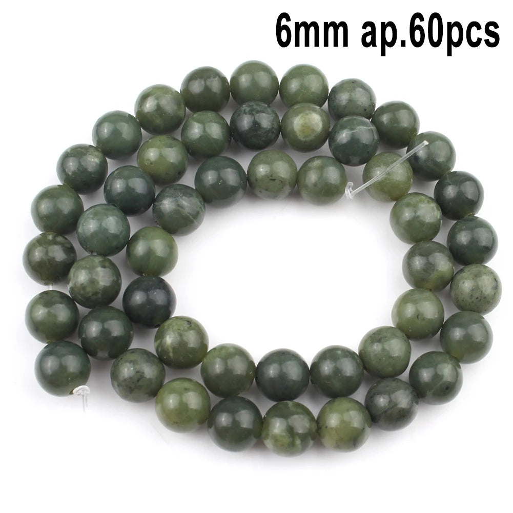 Stone Beads Green Jade-Style Faceted Mixed Shapes for DIY Jewelry Making