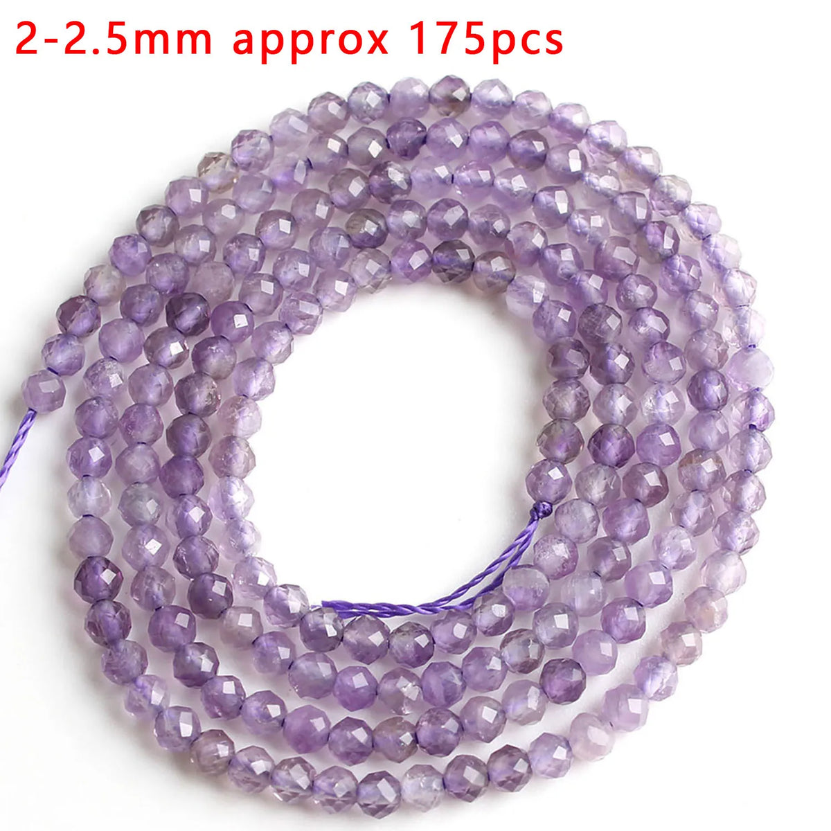 Stone Beads Purple Amethyst-Style Assorted Shapes for DIY Jewelry Making