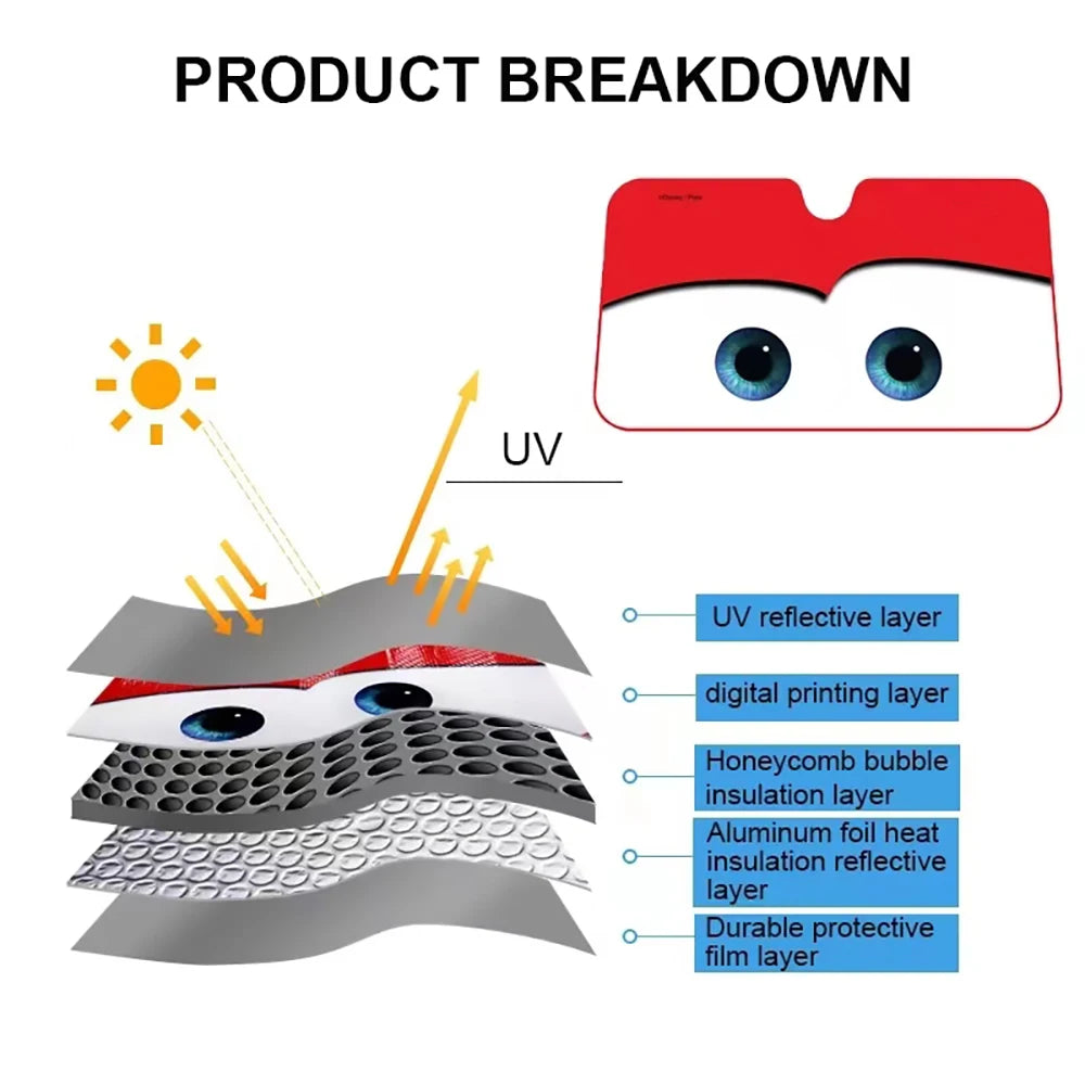 Car Solar Protection 4 Colors Car Sun Shade UV Protector