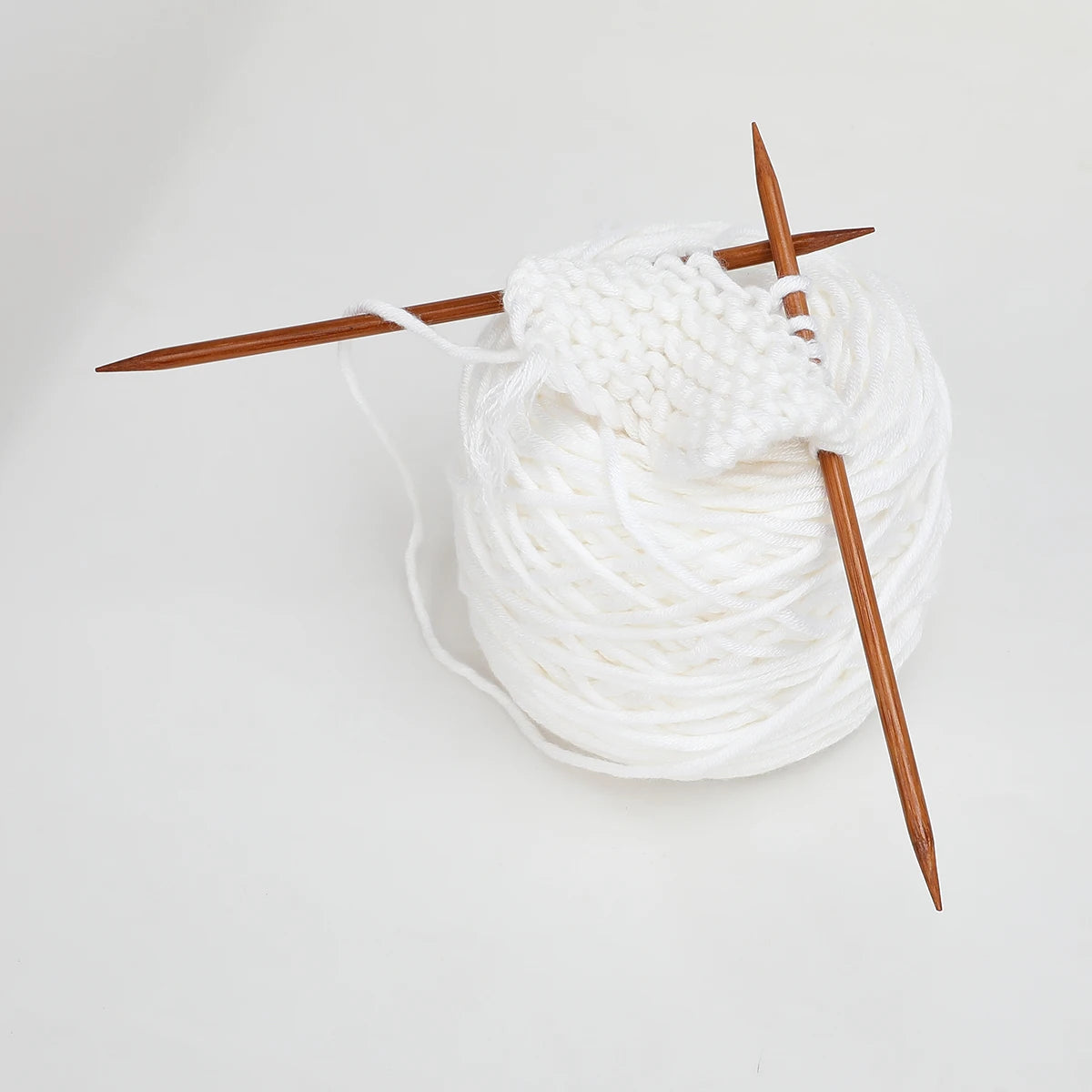 Knitting Needles, Bamboo Double-Pointed Set for Handmade Yarn Projects