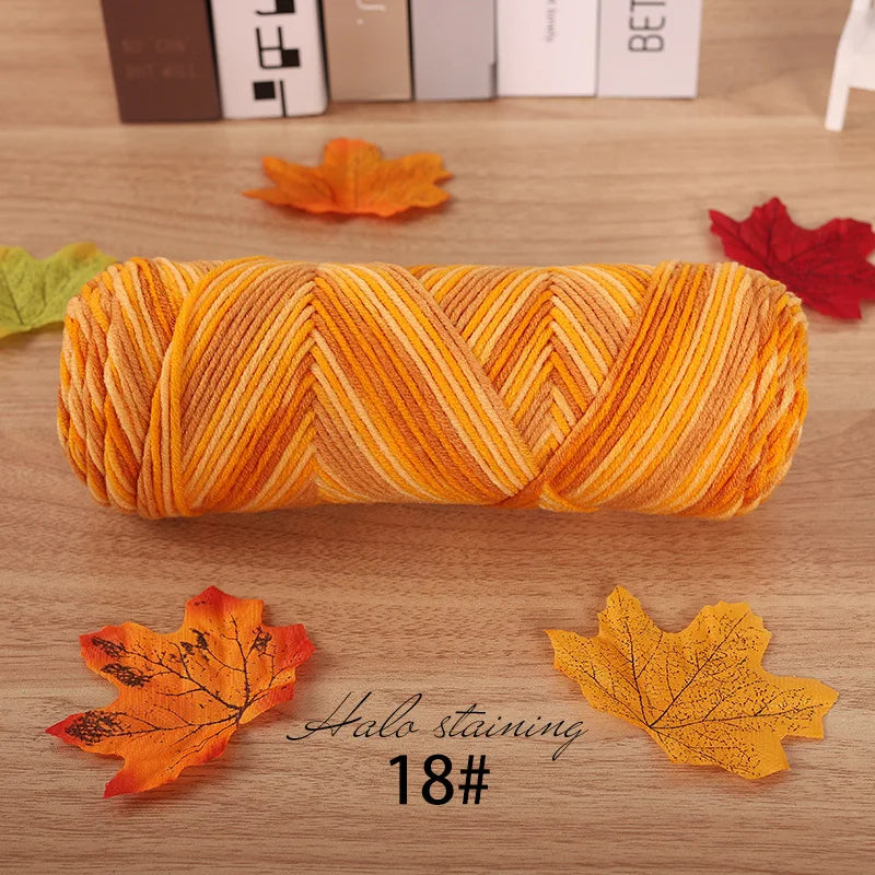 Yarn, Multicolor for Handmade Sweaters, Scarves, Blankets & Crochet Crafts