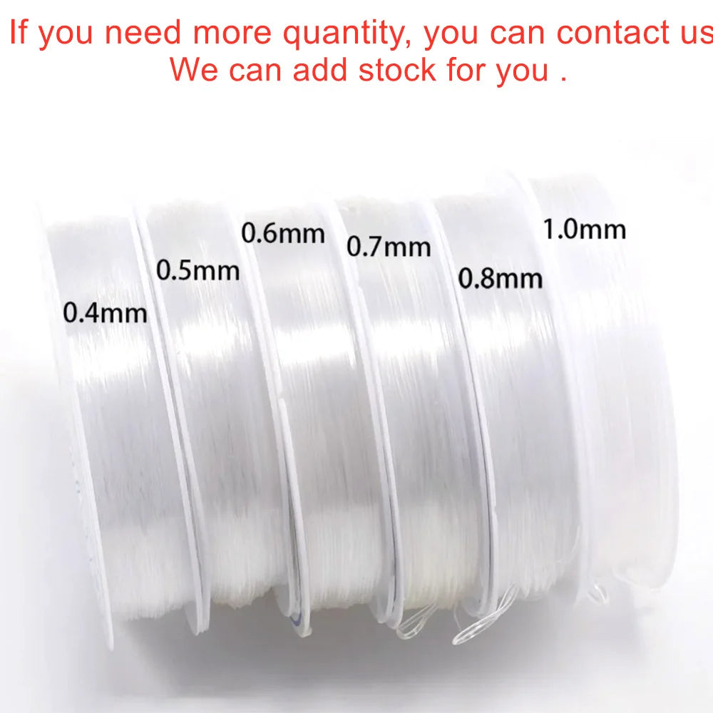 Beading Cord Strong Stretchy Crystal Elastic Line String Necklace Craft Supplies