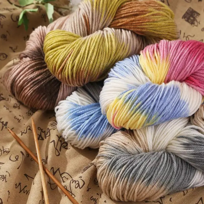 Yarn, Chunky Color Gradient for Handmade Coats, Scarves, Hats & Gloves