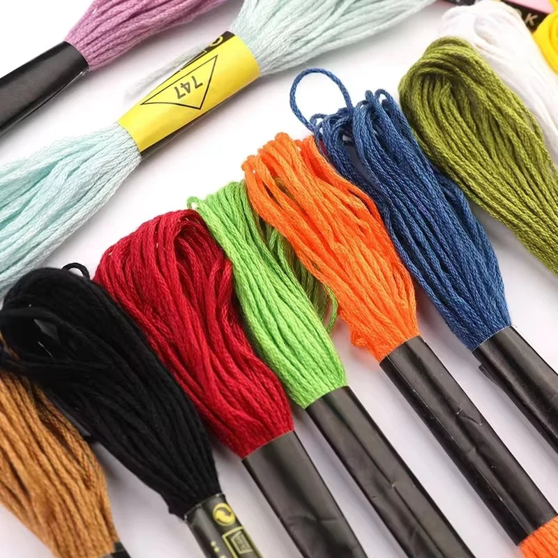 Embroidery Thread, Multicolor Packs for Cross-Stitch & Handmade Needlework