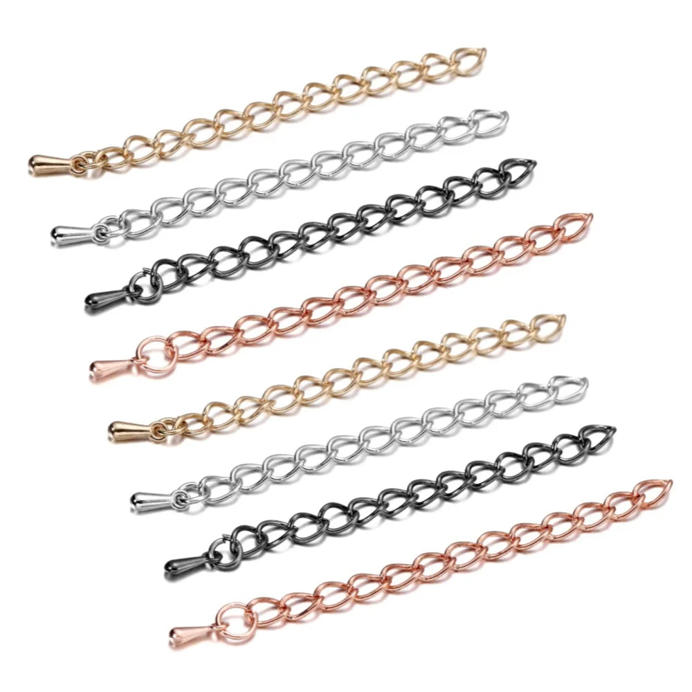 Jewelry Chains Extended Extension Tail Extender Chain Connectors Craft Supplies