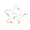 Earring Components Gold Color French Hook Clasps Earwire Iron DIY Jewelry Making