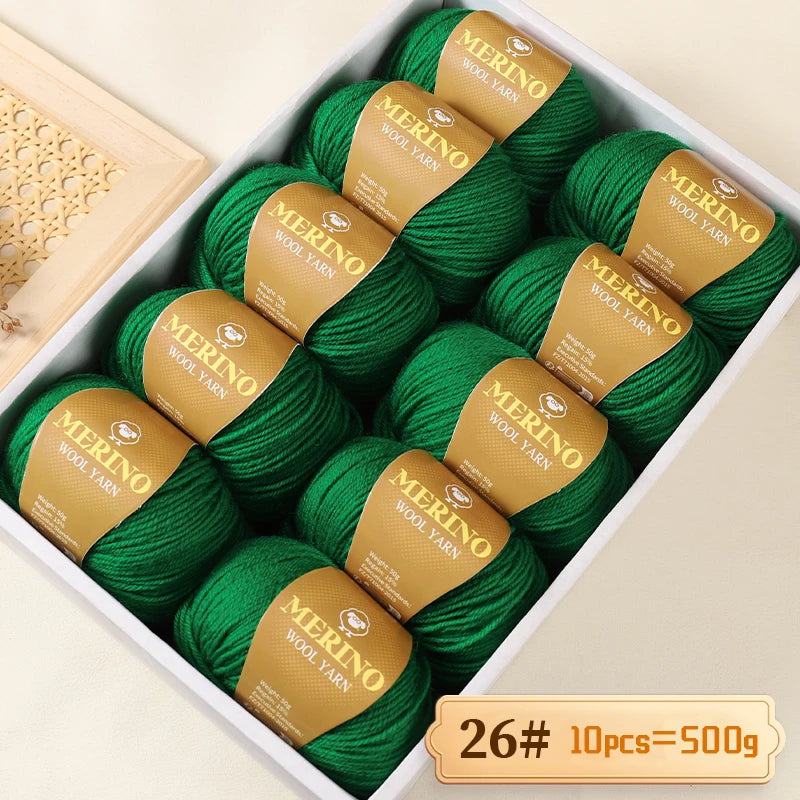 Yarn, Medium-Fine for Hand Knitting Sweaters, Scarves & Winter Hats