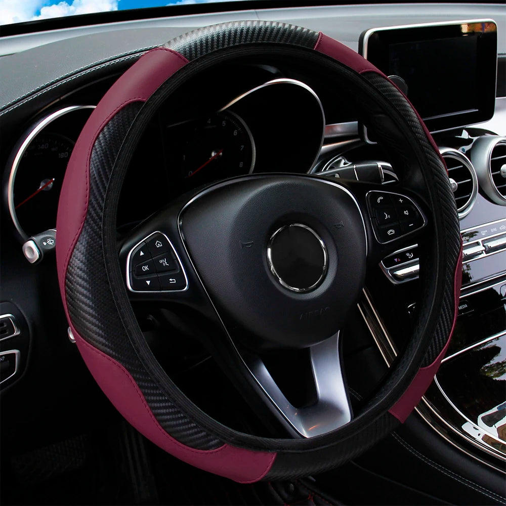 Car Steering Wheel Cover Breathable Steering Wheel Cover Anti-Slip Comfort