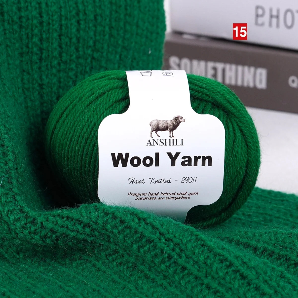 Yarn, Medium-Thick for Sweaters, Scarves, Gloves, Blankets & Cozy Crafts