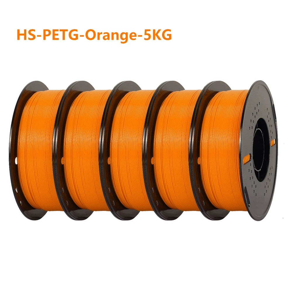 KINGROON 5/10KG Hyper PETG Filament, High Speed 3D Printer Filament,1kg/Spool (2.2lbs), 3D Printer Filament Good Toughness Non-Toxic