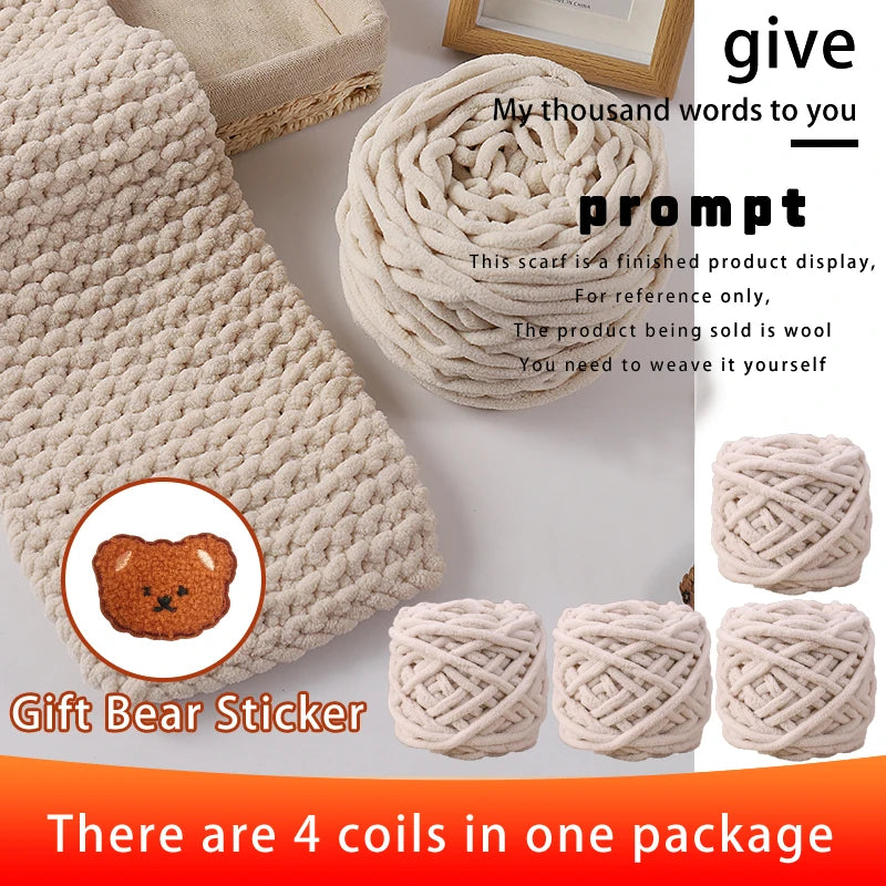Yarn Pack for Handmade Scarves, Knitting Projects & Thoughtful Craft Gifts