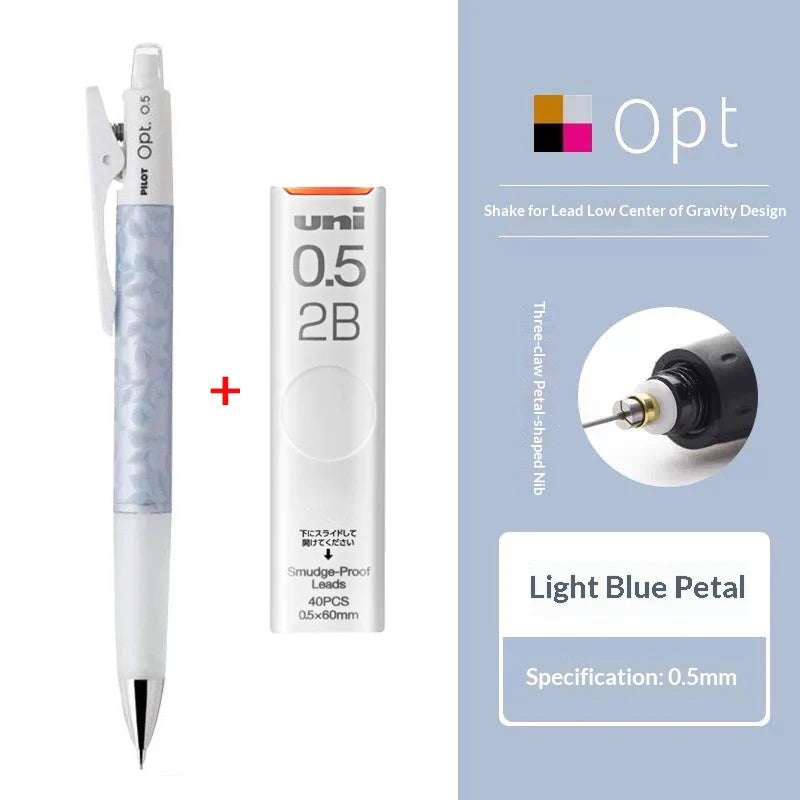 Mechanical Pencil, Pilot Opt. HOP-20R — 0.5mm Shake, Optional Lead Refills