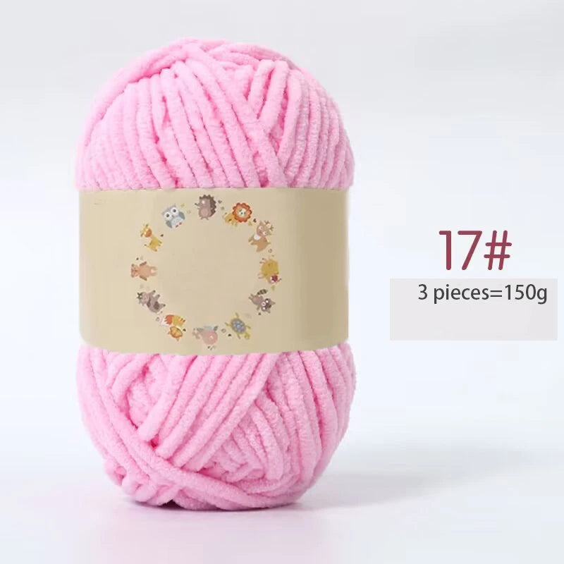 Yarn, Fine Chenille for Handmade Bear Crafts, Pillows, Sweaters & Scarves