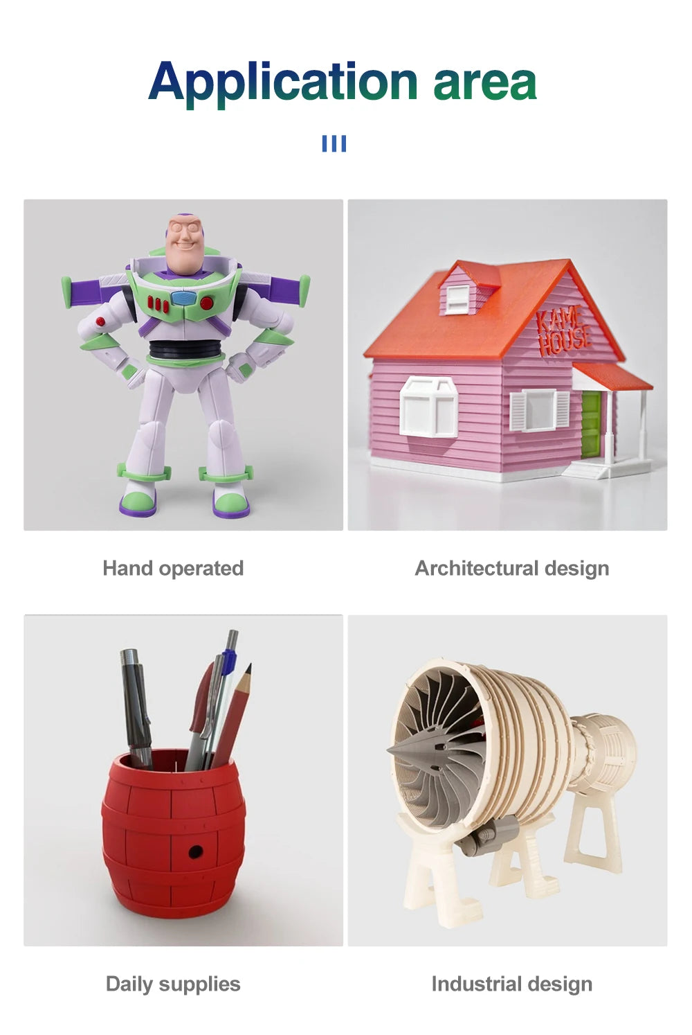KINGROON Silk Tri-color PLA Filament 3D Printer 1.75mm 1KG/roll  Silk PLA Filament Plastic Material 3D Printing Special Color