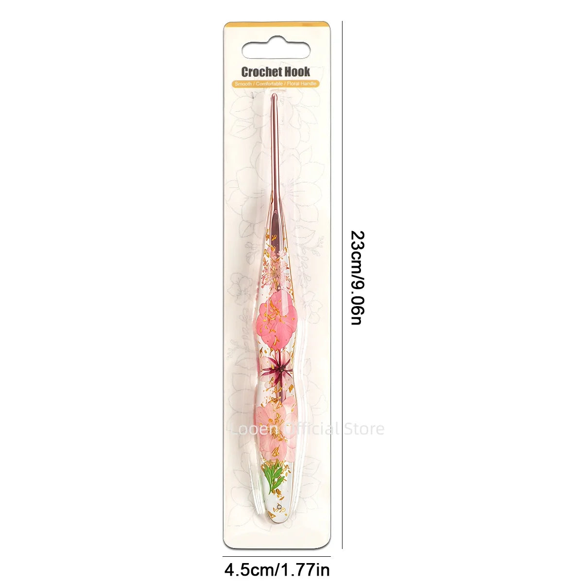 Crochet Hooks, Resin Handles for Handmade Knitting & Crochet Projects