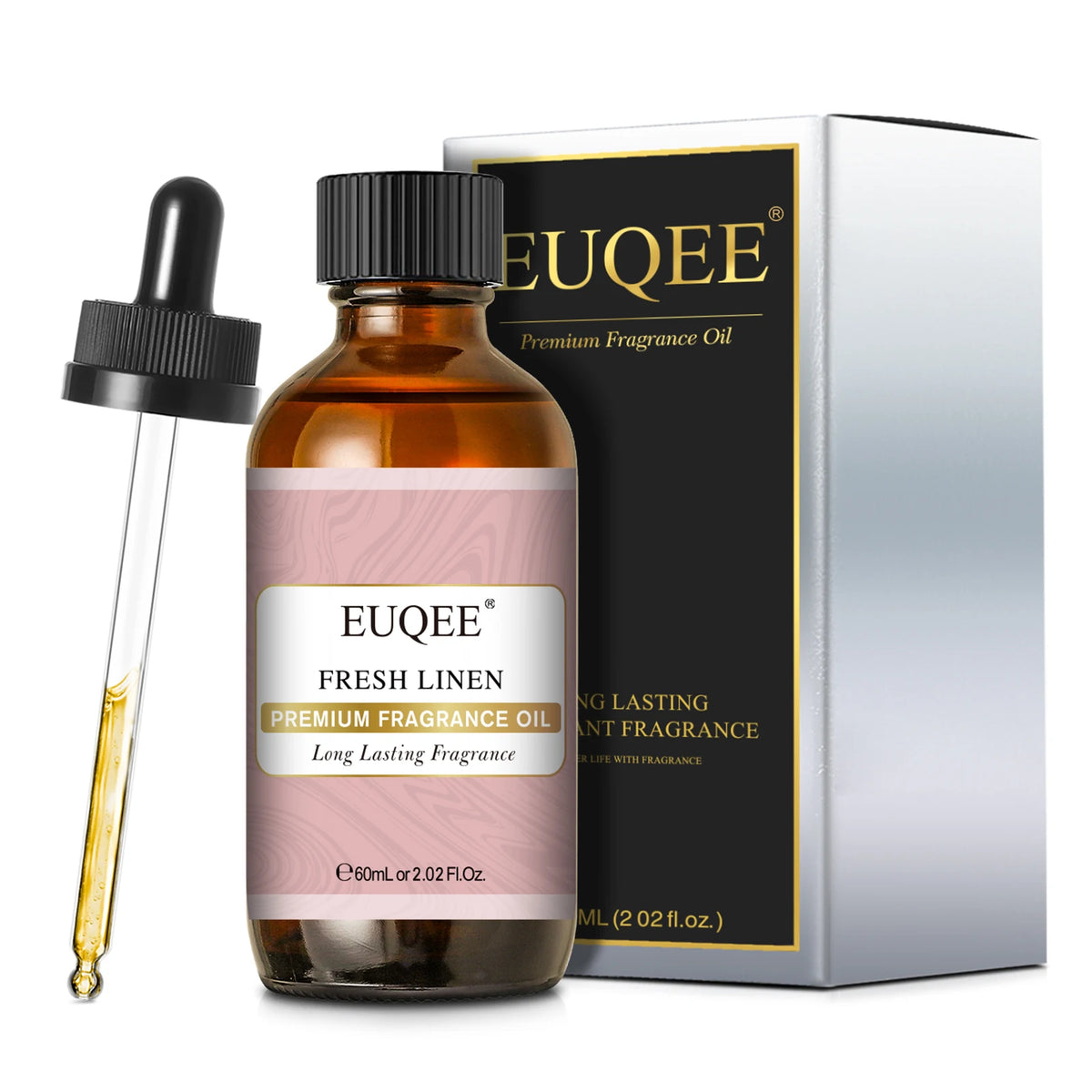 EUQEE Premium Fragrance Oil 60ml Glass Dropper Candle Soap Diffuser 13 Scents