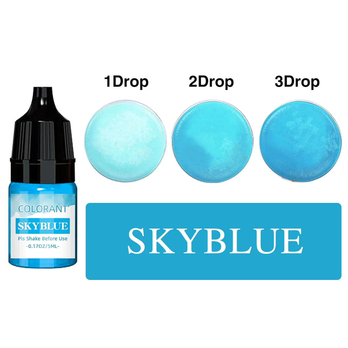 Liquid Candle & Soap Colorant 5ml — 20 Colors for Soy, Beeswax & Paraffin