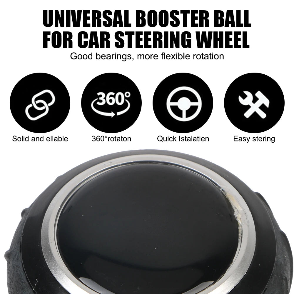 Car Steering Wheel Booster Spinner Steering Wheel Cover Anti-Slip Comfort