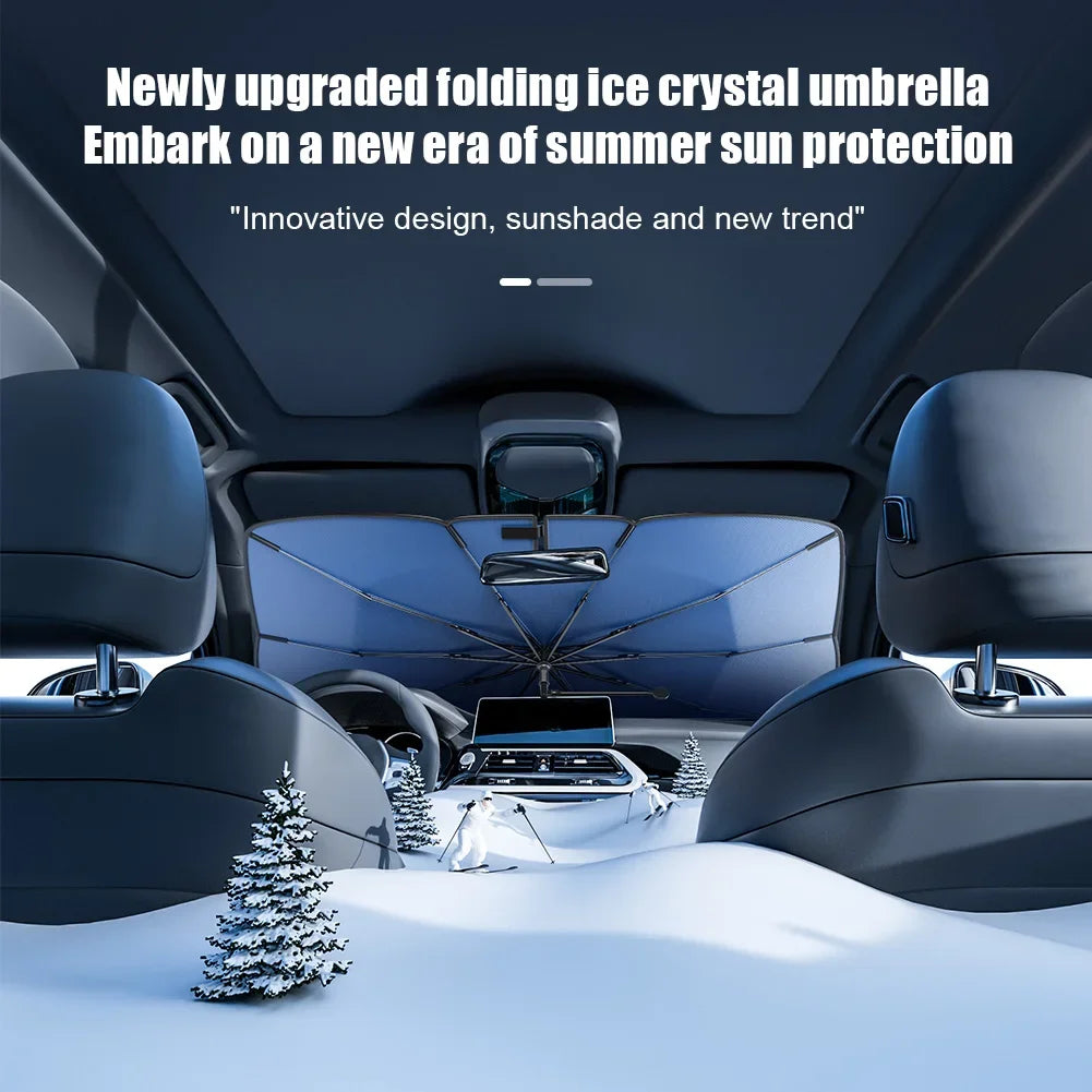 Car Sunshade Windshield Umbrella with Car Sun Shade UV Protector