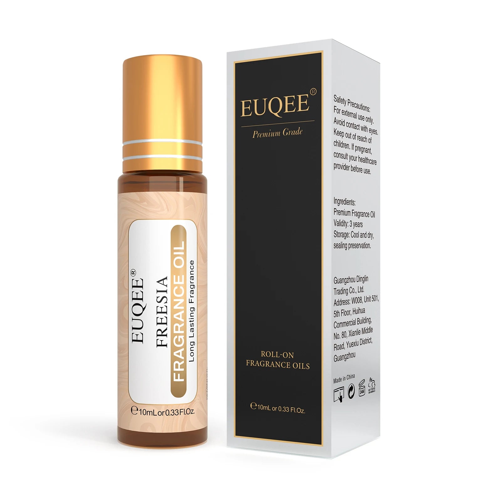 EUQEE 6PCS Flower Series Fragrance Oil Set -10ml Japanese Magnolia Black Orchid Gardenia Green Tea Freesia Lily of the valley