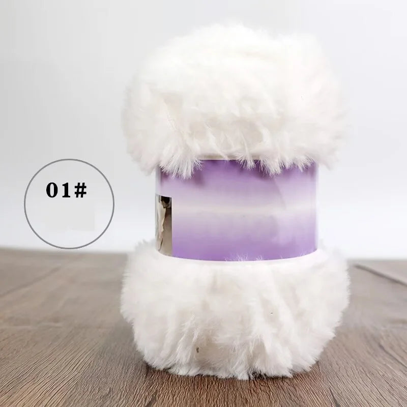 Yarn, Faux Fur for Handmade Slippers, Sweaters, Scarves & Winter Hats