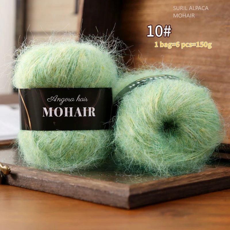 Yarn, Colorful for Crochet Sweaters, Openwork Coats, Hats & Shawls