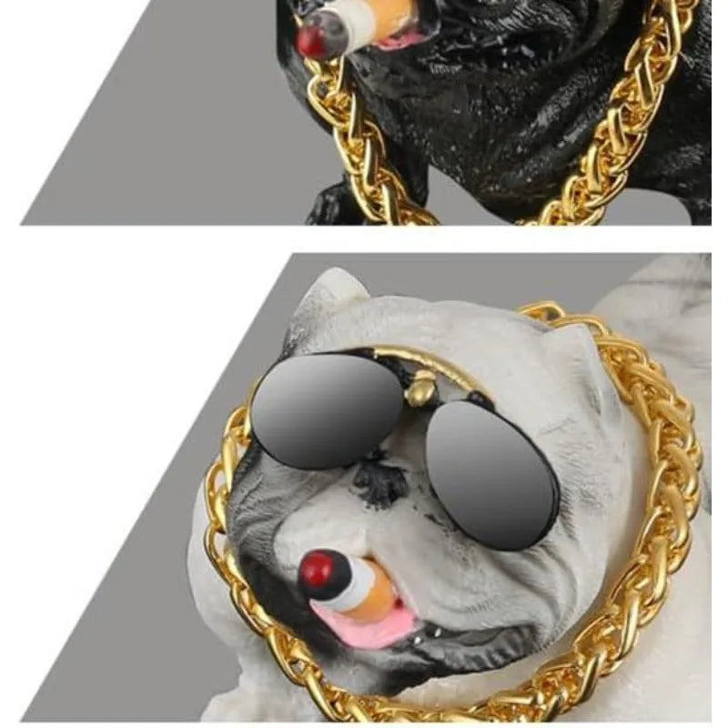 Car Bulldog Ornament Personality High Car Dashboard Ornament Decoration