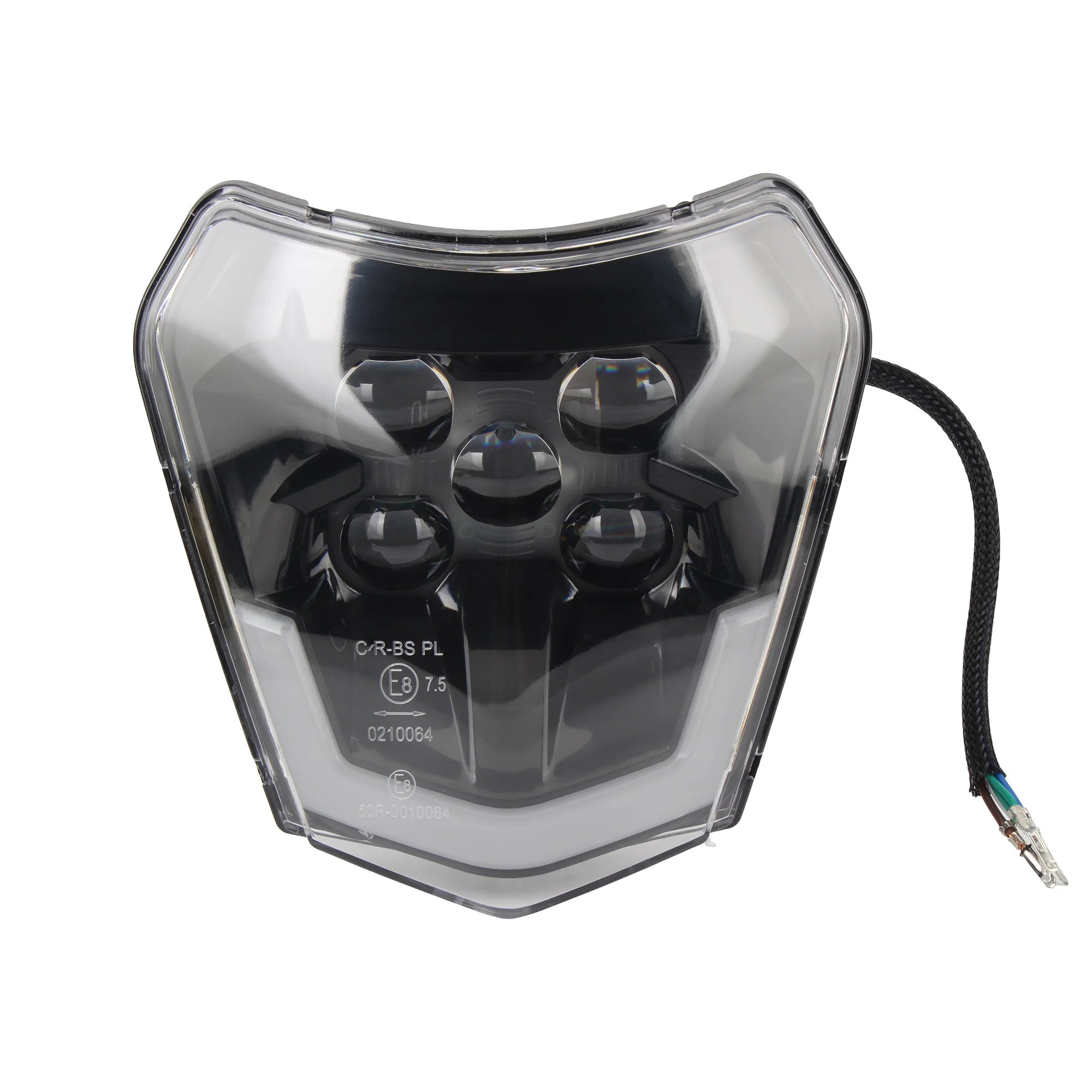 Motorcycle LED Headlight Plate for Premium Quality Replacement Accessory