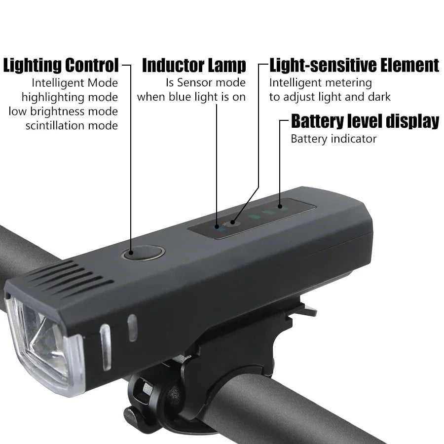 1000LM Bicycle Front Light Bright Premium Quality Replacement Accessory