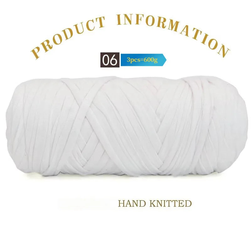 Yarn, Fabric Strip for Crochet Bags, Slippers, Hats, Cushions & Baskets