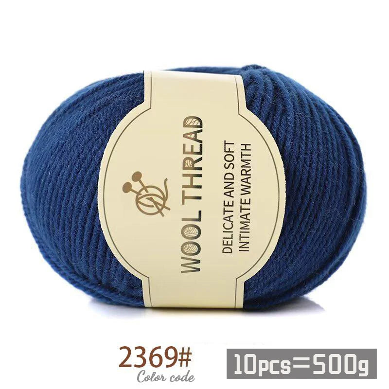 Yarn, Medium-Coarse for Handmade Sweaters, Scarves, Hats & Winter Knitwear