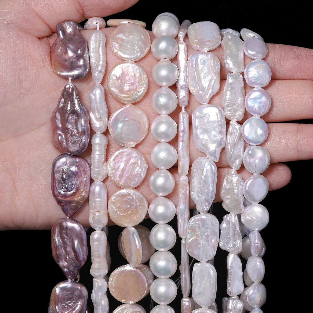 Pearl Beads Baroque-Style Irregular Mixed Shapes for DIY Jewelry Making