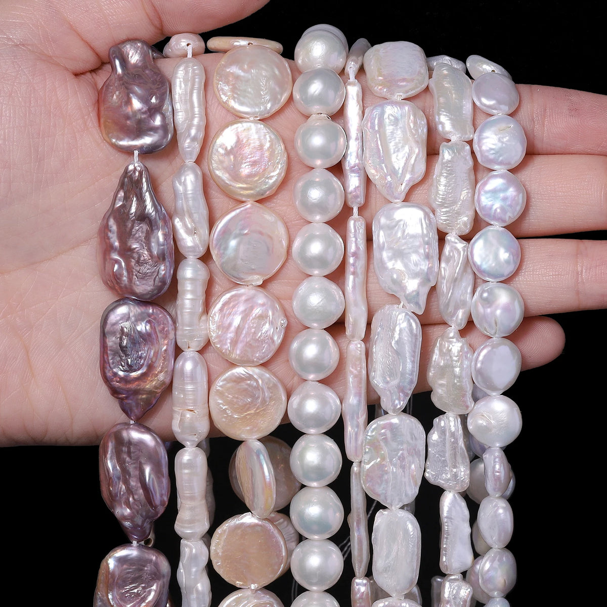 Pearl Beads Baroque-Style Irregular Mixed Shapes for DIY Jewelry Making