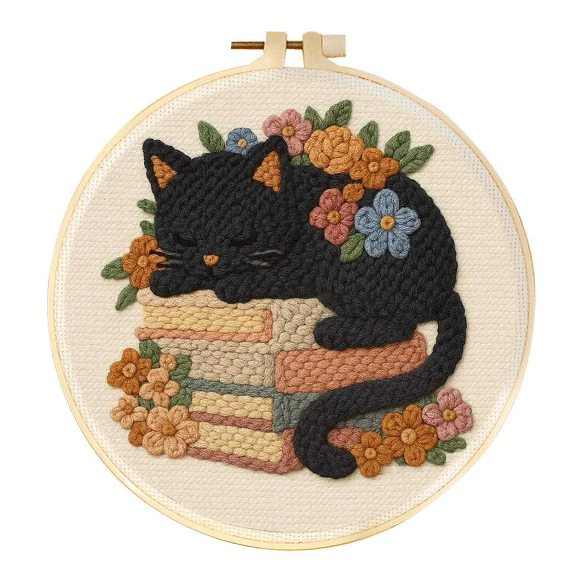 Punch Needle Kit for Beginner Embroidery, Yarn Art & Handmade Home Decor