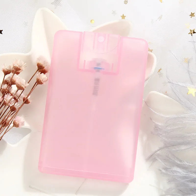 Perfume Spray Bottle Empty Refillable Flat Card Travel Atomizer