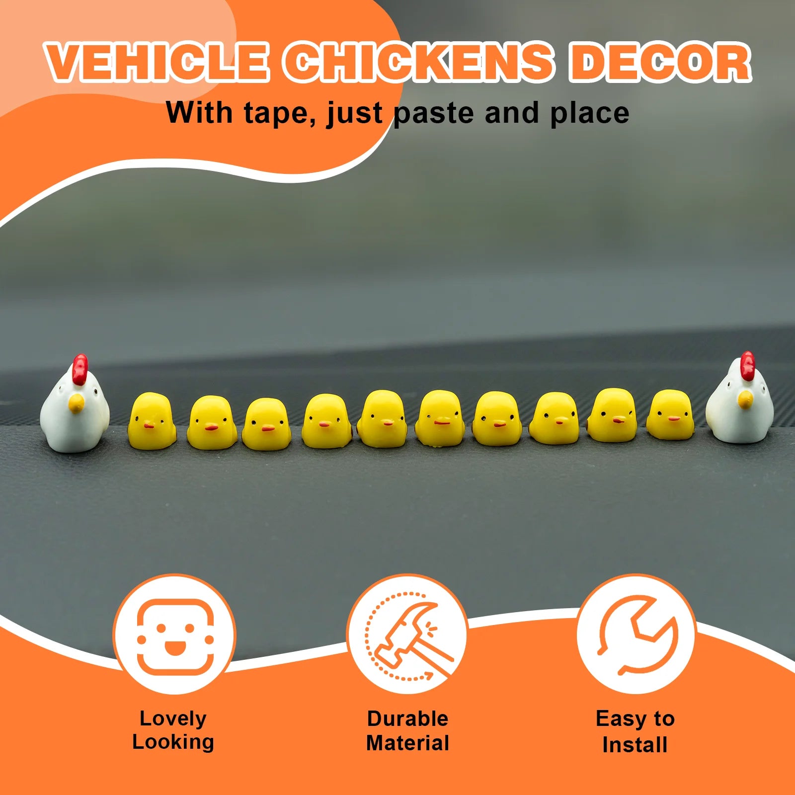 Cute Mini Animal Car Dashboard Car Dashboard Ornament Decoration